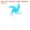 Light Blue, variant on 25pcs Windmills for the Yard Garden 17 Inch x 11 Inch 4 Leaves, Light Blue