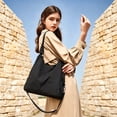 thumbnail image 2 of URSOFINE Women's Water-Repellent Nylon Tote Bag, Large Capacity Multi-Pocket Crossbody Shoulder Bag with Adjustable Strap, Lightweight Hobo Purse for Work, Travel & Daily Use, 2 of 8