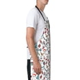 thumbnail image 2 of Uemuo Christmas Elements Pattern Waterproof Apron Adjustable Dishwasher Apron- Apron for Women Men Heavy Duty Work Apron for Dishwashing Chemical Lab, 2 of 9