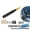 Gold+Black, variant on LINGDA 5.3in Silver Universal Aluminum Bullet Antenna for Enhanced Signal Reception