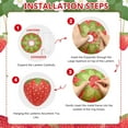 thumbnail image 4 of 6Pcs Strawberry Paper Lantern, Fruit Themed Party Decorations Strawberry Birthday Decorations Cute Hanging Ornaments Girl Room Decor Hungry Caterpillar Party Supplies, 4 of 5