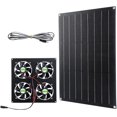 thumbnail image 1 of Escape con Panel Solar - ventilación con energía Solar Que Ahorra costos - ventilación Escape Solar para Invernadero, gallineros, cobertizo, casa Fiaoen, 1 of 9