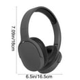 thumbnail image 3 of Bluetooth Headphones under $5! Xqxayjr Over-Ear Bluetooth Headphones, Wireless Stereo Headset, Foldable Travel Headphones, Noise Cancelling Headphones with Microphone, Long Battery Life, 3 of 9