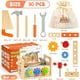 thumbnail image 5 of Juego de herramientas de madera YONGSHENG 30 piezas para niños de 2 a 6 años, 5 of 5