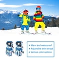 thumbnail image 3 of Bearachild 2 piezas de guantes de nieve para niños, artículos deportivos antideslizantes, guantes gruesos para deportes de invierno a prueba de viento, Suministros térmicos cian M Bearachild HA059843-05B, 3 of 6