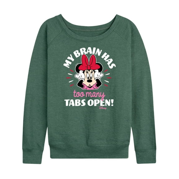 Mickey & Friends - My Brain Too Many Tabs - Women's French Terry Jogger Pant