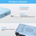 thumbnail image 6 of Cshidworld Wireless Charger, 3 in 1 Charging Station, 23W Fast Charging Dock for iPhone 17/16e/15/14/13/12/11 Pro Max, AirPods 4/3/2/Pro, iWatch Series 2-11, Samsung Charger Stand (Blue), 6 of 9