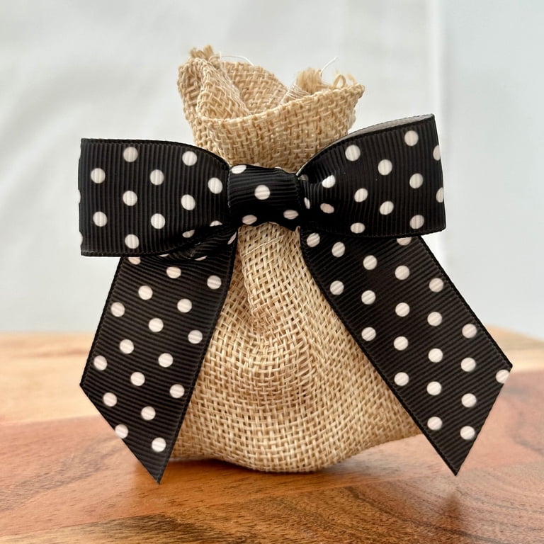 Minnie Mouse Pigtail Bows: Glitter Polka Dot Hair Clips - Set of 2 - Australia