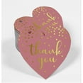 thumbnail image 2 of Inkdotpot Pack Of 50 Thank You Bridal Shower-Baby Shower-Retirement-Wedding-Birthday Favor Paper Tags Craft Real Gold Foil Hang Tags, 2 of 8