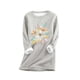 thumbnail image 2 of Ailaofu Womens Long Sleeve O Neck Sweatshirt Casual Warm Winter Pullover Sweatshirt Loose Fit Tops, 2 of 3