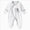 D289-Grey, variant on 3-6 Months Newborn Footed Sleeper Gown With Mitten Cuffs Cotton Side Baby Footed Print Infant Play For 0 6 Months Yellow