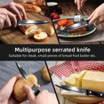 thumbnail image 5 of MYVIT Steak Knives Set of 6 Serrated Meat Cutting Dinner Knife Dishwasher Safe Stainless Steel Kitchen Knife Cooking Tool, 5 of 9