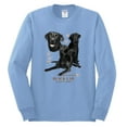 thumbnail image 2 of If It's Not a Black Lab It's Just a Dog Gift | Mens Dog Lover Long Sleeve T-Shirt, Light Blue, Small, 2 of 3