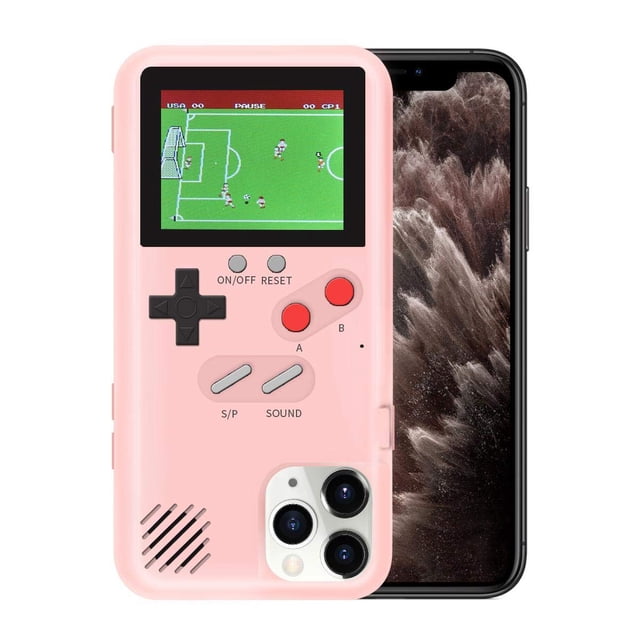 Game Case For Iphone, Retro 3d Protective Case With 36 Small Games, Full Color Display, Playable Shockproof Video Game Case For Iphone 11 Pro Max