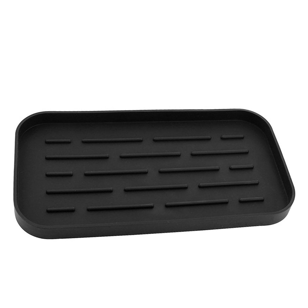 10" X 5.3" Silicone Organizer Tray, Kitchen Sink Organize Tray for
