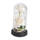 thumbnail image 2 of Regalos de San Valentín para ella: flores preservadas iluminadas, decoración creativa para el hogar base blanca y negra, 2 of 9