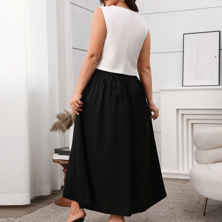 elegant summer dresses plus size Elegant White Sleeveless Square Collar Mini Dress for Romantic Dates,  Parties, and Special Occasions main image 1
