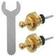 thumbnail image 1 of unbranded 2Ud Botones De Correa Para Guitarra Acústica Con Cierre Antideslizante Dorado, 1 of 8