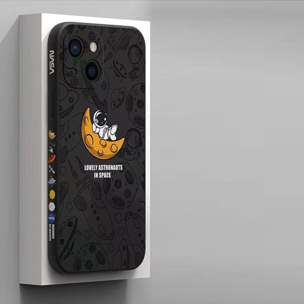 Funda de silicona para OnePlus 10T, carcasa cuadrada con dibujos de astronauta espacial, 1 + 10R ACE Pro 10 Pro 9RT 9R 9 Pro 8 8T 7T Pro 6T 7 Fivean unisex