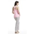 thumbnail image 4 of Ensemble de Pyjama pour Femmes Deux Pièces Longueur Complète Léopard Rose, 4 of 4