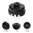 thumbnail image 6 of 3mirrors Oil Filter Removal Wrench Compatible with Toyota, Lexus, Camry, Corolla, Highlander, RAV4, 64MM 14 Flute V4 Engine, Honda Vehicle, 6 of 9