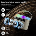 thumbnail image 2 of Máquina de karaoke Konylsc Máquina de karaoke con altavoz Bluetooth, 2 of 7