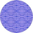 thumbnail image 1 of Ahgly Company Indoor Round Patterned Purple Mimosa Purple Area Rugs, 3' Round, 1 of 6