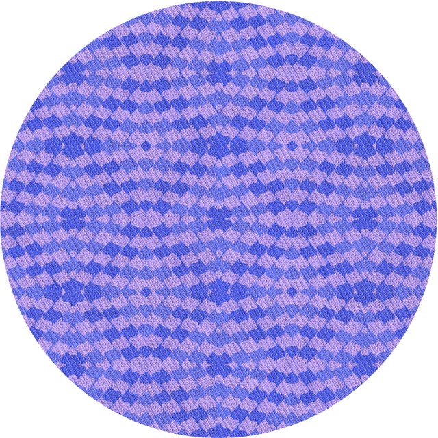 Ahgly Company Machine Washable Indoor Square Transitional Purple Mimosa Purple Area Rugs, 3' Square