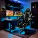 thumbnail image 2 of Silla GAMER NFL Las Vegas Raiders 100% ORIGINAL RECLINABLE CON REPÒSAPIES, 2 of 8