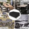 thumbnail image 6 of Outdoor Waterproof Patio Table Furniture Set Covers Sofa Cover Windproof Anti-UV Patio Furniture Covering for Sofa Table Chair Rectangle, 6 of 7