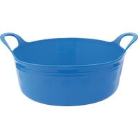 Tuff Stuff 5 Qt. Sky Blue Plastic Flex Tub F5Q-SBL