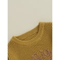 thumbnail image 6 of Elippeo Toddler Autumn Winter Baby Boys Sweater 12M 18M 24M 3Y 4Y 5Y  Letter Embroidery Long Sleeve Pullovers Knitwear Warm Outwear, 6 of 10
