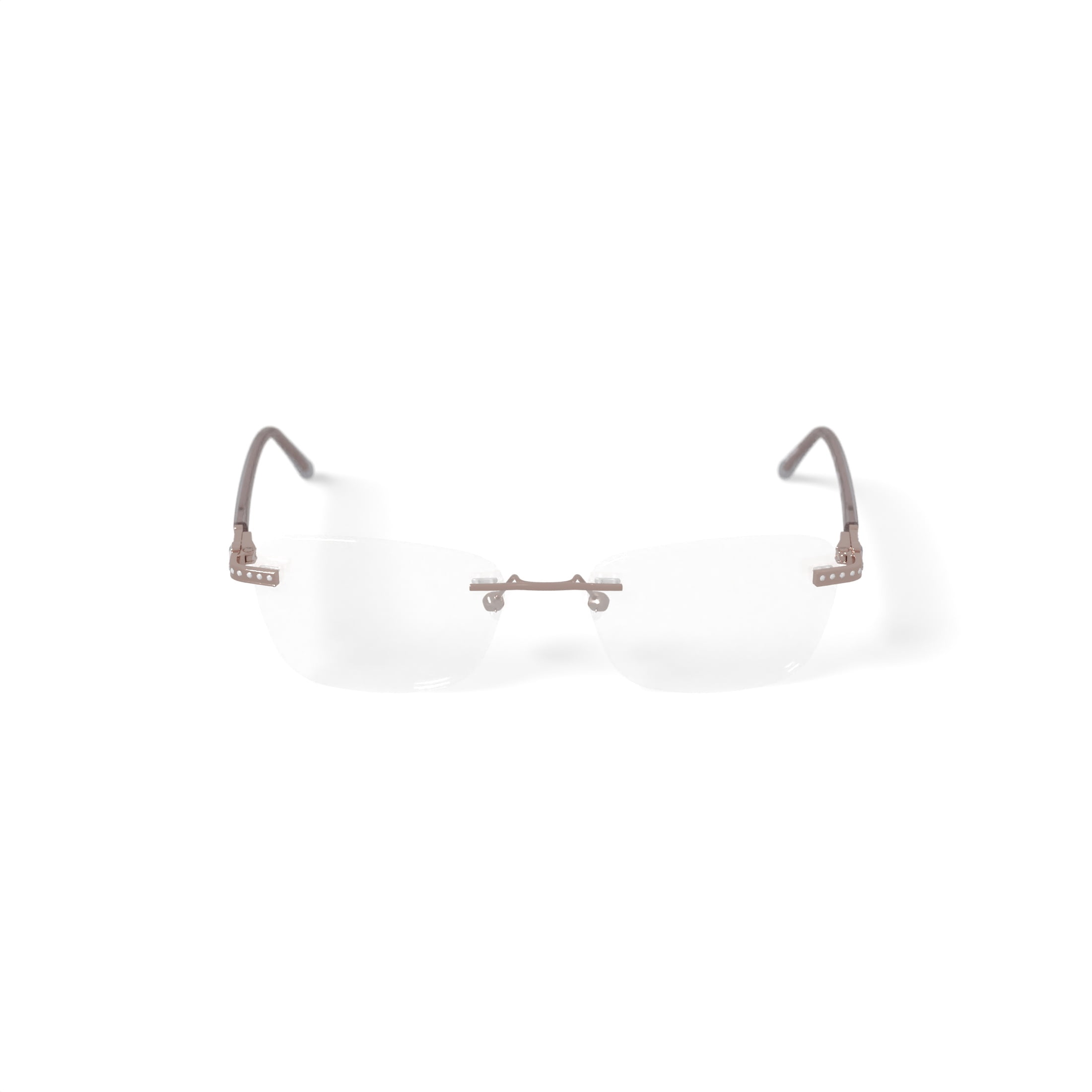 Walmart Women's MC013 Eleanor Square Prescription Eyeglasses with Case, Gold
