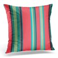 thumbnail image 1 of BOSDECO Blue Vertical Colored Lines Retro Colors Abstract Pillowcase Pillow Cover Cushion Case 18x18 inch, 1 of 1