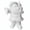 A, variant on Paint Your Own Santa Claus Figurine, DlY Paintable Blank White Resin Santa Statue Holding Candy Cane, Christmas Unpainted Santa Decor for Home Tabletop Art Craft Gift
