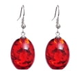 thumbnail image 2 of Opvise Vintage Oval Shaped Faux Amber Dangle Hook Earrings Women Piercing Jewelry Gift, 2 of 8