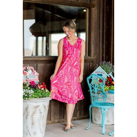 The Pioneer Woman, V-Neck Sleeveless Umbrella Dress, Womens