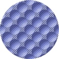 thumbnail image 1 of Ahgly Company Machine Washable Indoor Round Transitional Denim Blue Area Rugs, 4' Round, 1 of 7