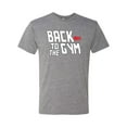 thumbnail image 2 of Wild Bobby, Back to The Gym Movie Logo Parody, Gym/Workout, Men Premium Tri Blend Tee, Premium Heather, X-Large, 2 of 4