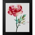 thumbnail image 2 of Boho Hue Studio 15x18 Black Modern Framed Museum Art Print Titled - Red Peony, 2 of 5
