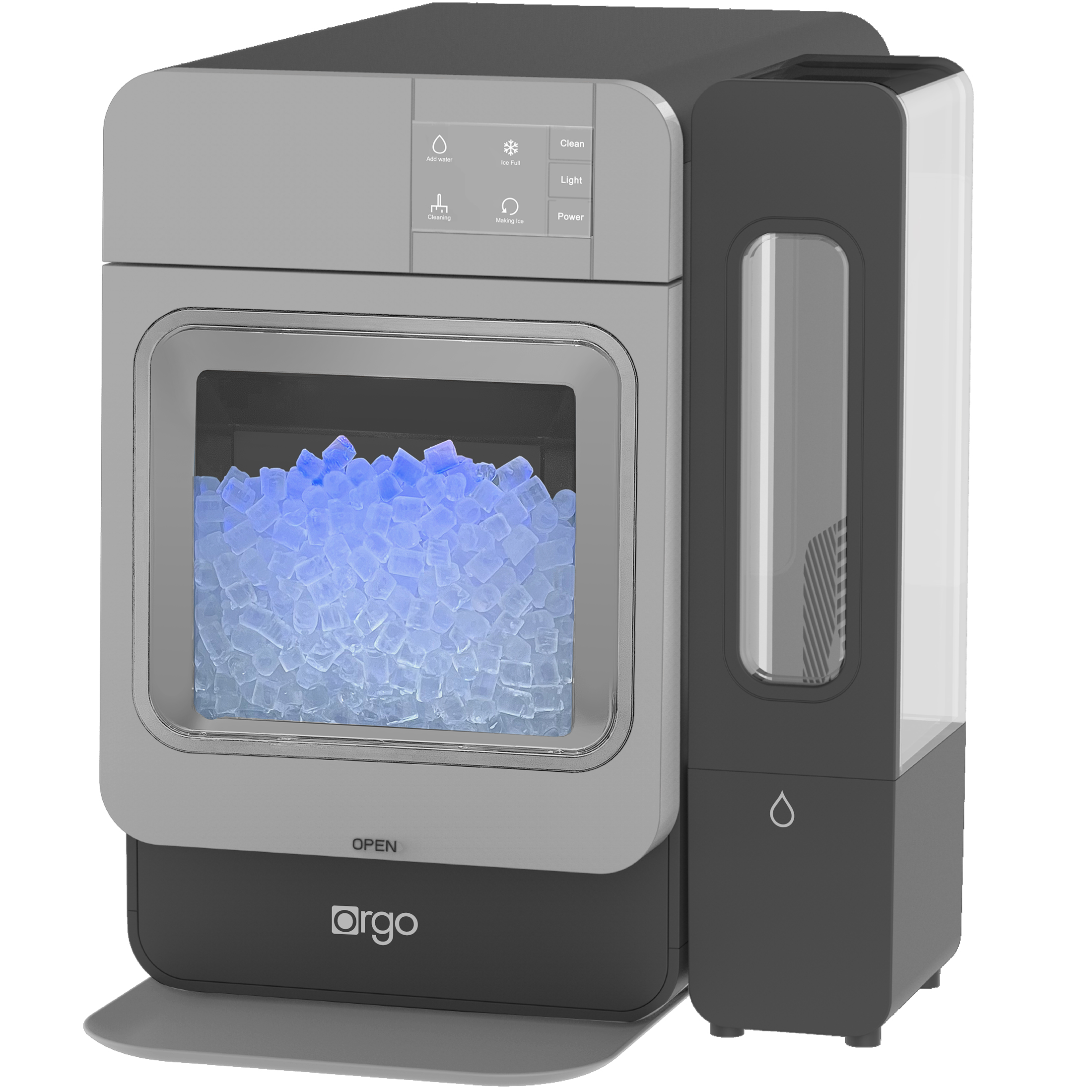 Orgo Products The Sonic Countertop Ice Maker, Nugget Ice Types, Charcoal - image 2 of 9