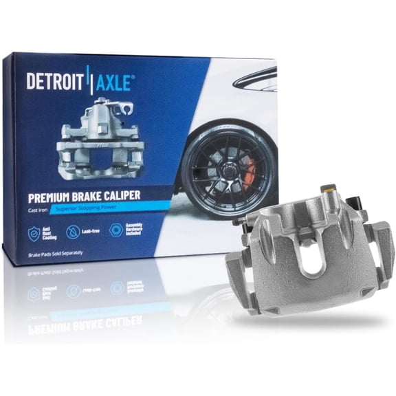 Detroit Axle - Front Left Brake Caliper w/Bracket Replacement for Dodge Durango Jeep Grand Cherokee