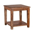 thumbnail image 3 of Porter Designs Sonora Solid Sheesham Wood End Table in Brown, 3 of 5