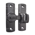 thumbnail image 3 of 2 PCS Barn Door Latch 90/180 Degree Barn Door Lock, Thickened Anti-Rust Flip Gate Latch Sliding Barn Door Lock Latch for Cabinets, Barn Door, Bathroom, Garden Doors Gray, 3 of 5