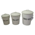 thumbnail image 1 of 3 Piece Beige Seed Containers (1 Small-9.5L/1 Medium-18L/1 Large-24.5L), 1 of 5