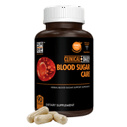 Clinical Daily Blood Sugar Support Supplement with Bitter Melon Juniper Berries 90 Capsules