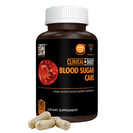 Clinical Daily Blood Sugar Support Supplement with Bitter Melon Juniper Berries 90 Capsules