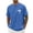 Blue, variant on Raglan Sleeve Birdseye Sport Short Sleeve T Shirt Breathable Athletic Tee For Casual Workout And Daily Wear