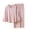 Pink, variant on Nine Minute Sleeves Loose Fit diagonal-front button-down top Pajamas For Women Set cotton gauze pajamas Print Cute Pj Set Traditional Chinese Style Tops with Buttons Stretch Coffee L