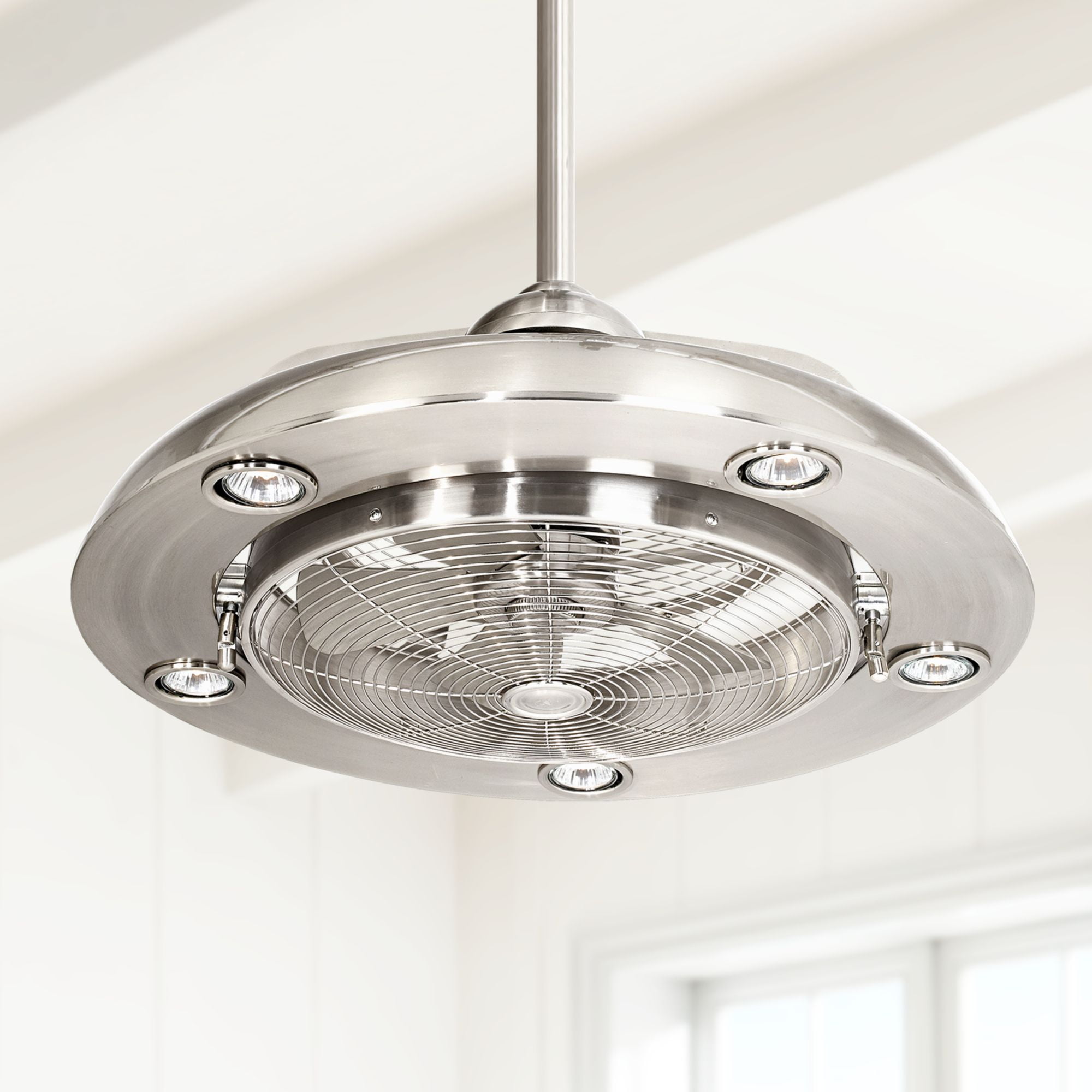 24" Possini Euro Design Modern Ceiling Fan with Light LED ...